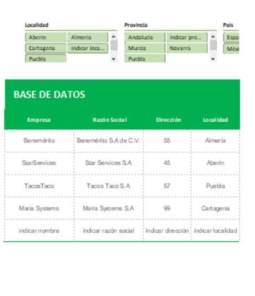 ▷ Plantilla Excel para Base de Datos (Descarga Gratis) ✔️