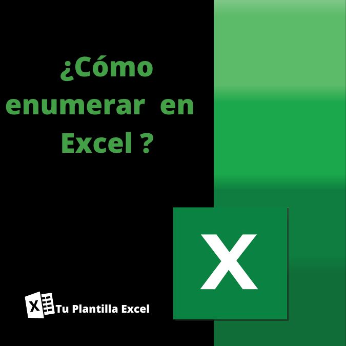 Enumerar En Excel Como Hacerlo 2024 ️ 6789